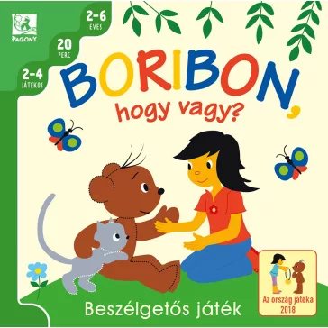 Boribon, hogy vagy? - beszélgetős játék,  2-6 éveseknek