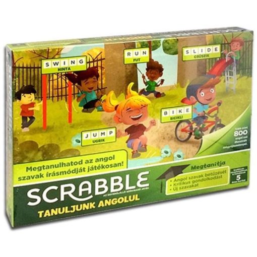 Scrabble junior - Tanuljunk angolul!                         5+   Mattel