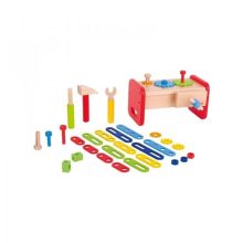 Fogaskerekes szerelőpad fából (GOKI) GK58501