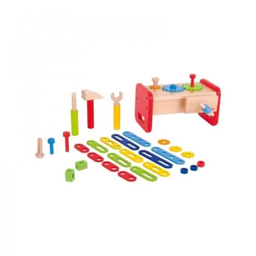 Fogaskerekes szerelőpad fából (GOKI) GK58501