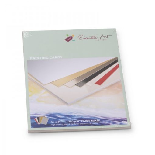 Encaustic kartonpapír, A/4, 6 szín, 250 gr, 24 db     99538904