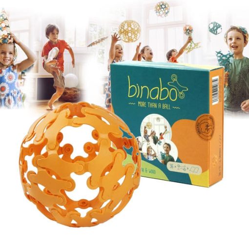 Binabo építőjáték 36 db-os készlet Narancs