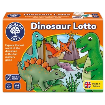   Dinoszaurusz lottó játék (Dinosaur Lotto) ORCHARD TOYS OR036