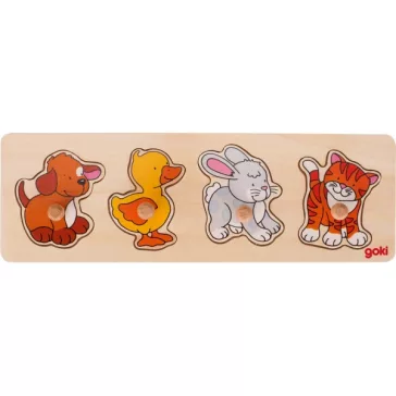 Fogós fa puzzle: állat kölykök (GOKI) GK57866