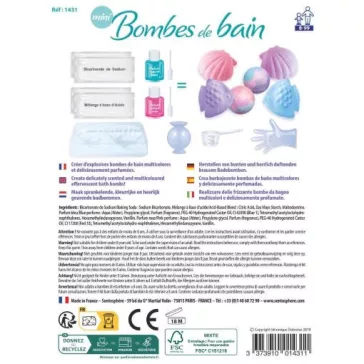   Fürdőbombák: mini készlet, kreatív laboratórium (Sentosphere) SA1431