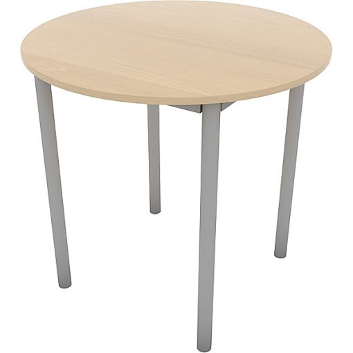 MB092 481 Kerek asztal, 80 cm átmérőjű, 76 cm magas, juhar színben