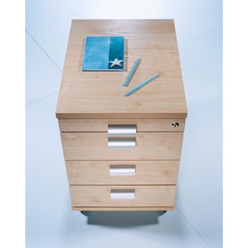 MBD095 015 Görgős, asztal alatti konténer 43,2*58*65,1 cm-es