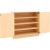 MB100 289 Nyitott "M" polc 3 polccal, 89,1*41,5*87,1 cm