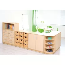 MB100 319 Sarokelem "M" szekrényhez 41,5*41,5*87,1 cm