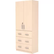 MBD094 356-05 Nagy szekrény 3 fiókkal, két ajtóval 76*40*185 cm