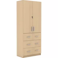 MBD094 356-05 Nagy szekrény 3 fiókkal, két ajtóval 76*40*185 cm