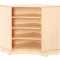 MB100 320 Sarok elem "M", 4 polcos nyitott, 41,5 x 80 x 87,1 cm