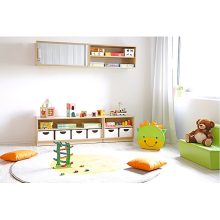 MB092 379 Nyitott 2 polcos szekrény, falra szerelhető 89,1 x 41,5 x 40 cm