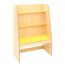 MB096 660 Könyvespolc keret sárga, (rendelhető kiegészítő, két görgős tároló)