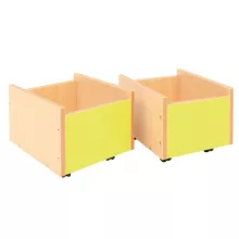 MB096 548 Görgős tároló, 1 db "limezöld" könyvespolchoz
