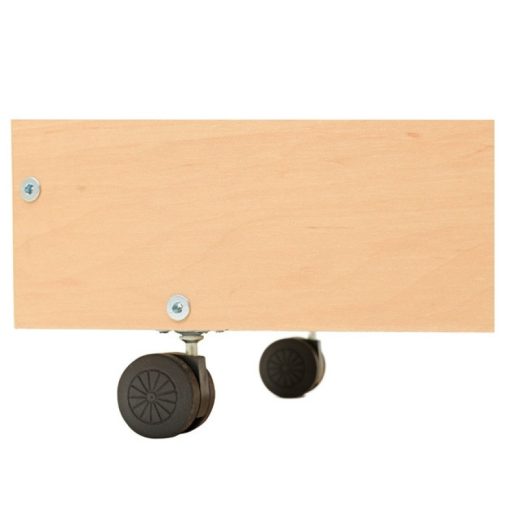 MB096 549 Görgős tároló, 1 db világoskék könyvespolchoz