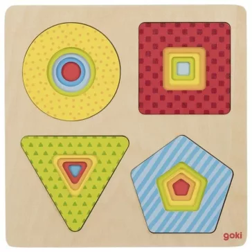 4 rétegű forma puzzle (GOKI) GK57705