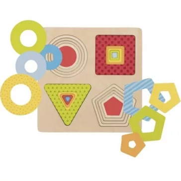 4 rétegű forma puzzle (GOKI) GK57705