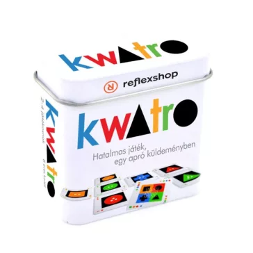 Kwatro utijáték, mini fémdobozos 8+