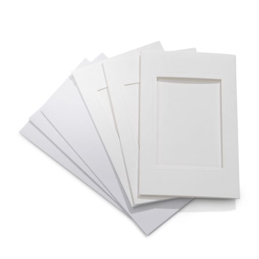 Encaustic Képkeret papírból, borítékkal, 3 db-os, téglalap   (11 x 18 cm)