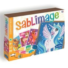 Homokszórós képek: unikornisok, képkeretté alakítható dobozban (Sentosphere) SA8812