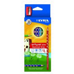 Lyra ceruzakészlet: Groove Slim 12-es   