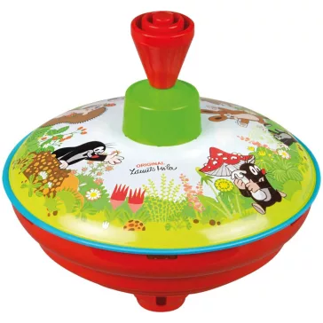 Búgócsiga, 13 cm-es, fém, Kisvakond