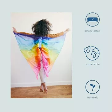 Sarah's Silks Selyem szárnyak - szivárvány szín