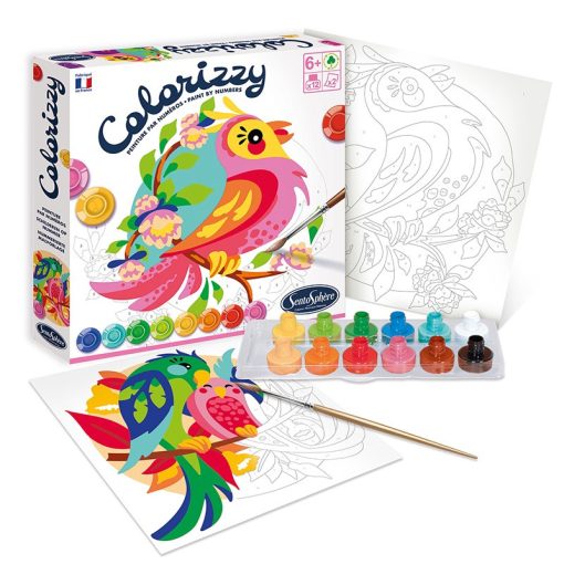 Colorizzy számos kifestő: papagájok (Sentosphere) SA4505