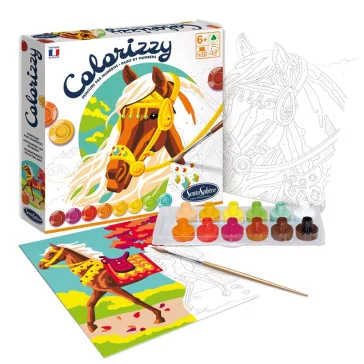 Colorizzy számos kifestő: lovak (Sentosphere) SA4506