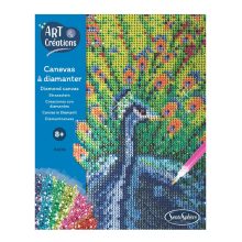 Ékköves vászonkép készítő szett: páva (Sentosphere) SA20250