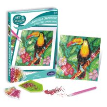 Ékköves vászonkép készítő szett: tukán (Sentosphere) SA20280