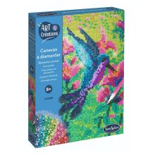 Ékköves vászonkép készítő szett: kolibri (Sentosphere) SA20290