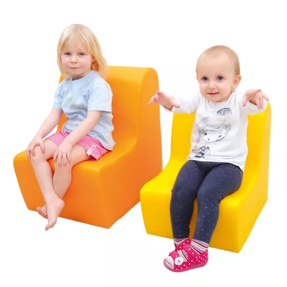Szivacs fotel narancssárga 26 cm-es