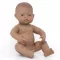 Baba: afroamerikai fiú, 40 cm-es, vízálló (MINILAND) ML31007