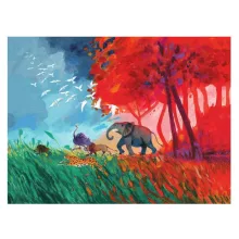 Papírszínház: A bátor kis papagáj