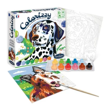 Colorizzy számos kifestő: kutyák (Sentosphere) SA4510
