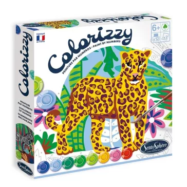   Colorizzy számos kifestő: leopárd és zebra (Sentosphere) SA4511