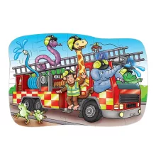Nagy Tűzoltóautó puzzle, 20 db-os  (Big Fire Engine), ORCHARD TOYS OR303