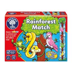   Esőerdő, párosító játék (Rainforest Match), ORCHARD TOYS OR111