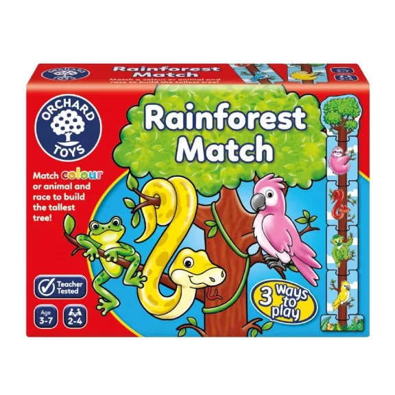 Esőerdő párosító játék (Rainforest Match) ORCHARD TOYS OR111 Esőerdő párosító játék (Rainforest Match) ORCHARD TOYS OR111