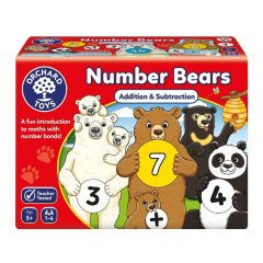   Mackó matek,  társasjáték (Number Bears), ORCHARD TOYS OR113