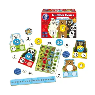   Mackó matek társasjáték (Number Bears) ORCHARD TOYS OR113