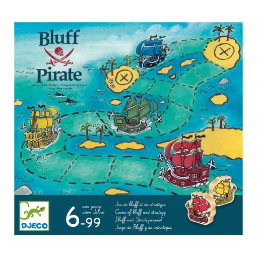 Bluff Pirate - Blöffölős társasjáték - Bluff Pirate - Djeco - DJ08417