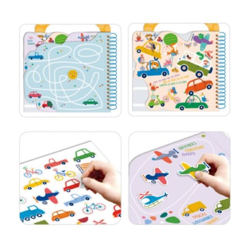 Mágikus vízzel festő könyv: járművek (Avenir)