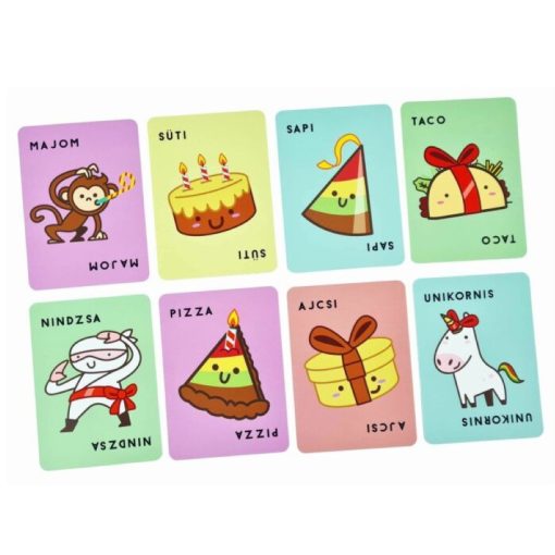 Süti, sapi, taco, pizza, ajcsi