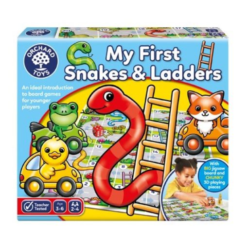 Első Kígyók és létrák játékom _ MY FIRST SNAKES AND LADDERS ORCHARD OR120