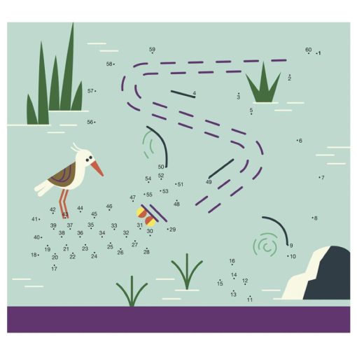 Letörölhető fejtörő feladatkártyák, Játék az állatokkal Auzou