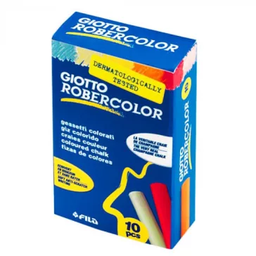 Giotto színes táblakréta: 10 db-os, hengeres (Robercolor)