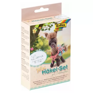 Horgoló szett mini: LÁMA   